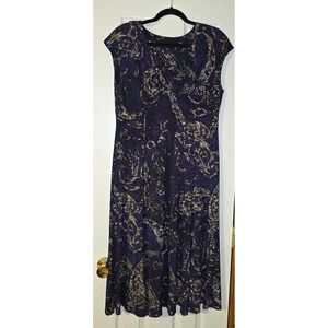 Women's Jones New York Snakeskin Print Dress Size 14